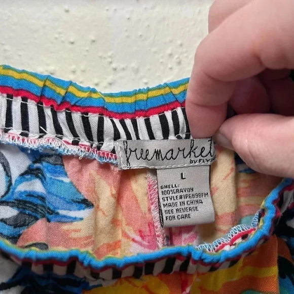 2/$30 Flying Monkey Free Market Size Large Sleep Shorts Beach Casual Sleepwear - Picture 5 of 7